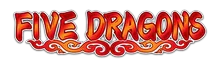 5 Dragons pokie logo
