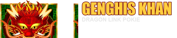 Genghis Khan Dragon Link series pokie logo