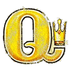 Egyptian-style Q card symbol